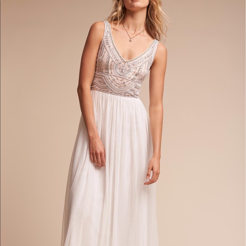 BHLDN Sterling Bridesmaid Gown in Ivory